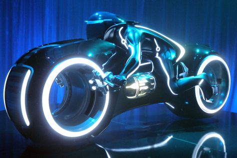 Light Cycle from Tron Legacy Tron Art, Tron Light Cycle, Tron Bike, Tron Legacy, Light Cycle, Futuristic Motorcycle, 17 December, Bikes For Sale, Bike Design