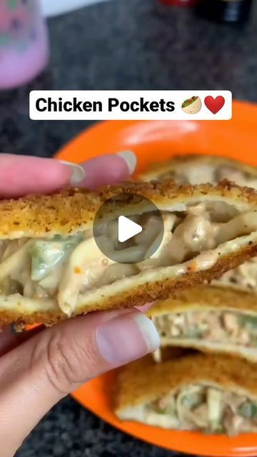 herbsandflavours.in on Instagram: "Impress your family and friends with the gourmet taste of Cheesy Chicken Pockets 🥙❤️  Experience the perfect combination of tender chicken, flavorful seasonings, and crispy bread in every bite 😋😍  Do give it a try !!! 💯  Anyone can cook ✨  Follow @herbsandflavours.in for more such yummy content ❤️  DM for credits ✨   #herbsandflavoursin #breadpockets #chickenpockets #chickenrecipes #snackslover #cheesepockets #cheeserecipes #cheeselover #cheese #chicken #chickenlover #ramadanrecipe #homemade #homechef #foodporn #foodiesofinstagram #foodie #mumbaifoodie #mumbaifood #streetfood #streetfoodindia #recipeoftheday #foodreels #trending #reelsinstagram #reeltrending #recipe #easyrecipe #explorepage #bhfyp" Chicken Pockets, Anyone Can Cook, Crispy Bread, Mumbai Food, Cheese Chicken, Ramadan Recipes, Tender Chicken, Cheese Lover, Chicken Lovers