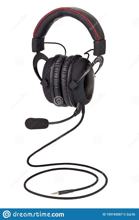 Photo about Wired black gaming headphones with microphone isolated on white background flying over wire like a snake. Image of isolated, help, head - 159193267 Headphones With Microphone, Gaming Headphones, A Snake, Headset, Random Stuff, White Background, Headphones, Gaming, Electronic Products