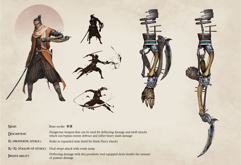 ArtStation - Sekiro prosthetic arm concept, Andrew Mironov Sekiro Prosthetic Arm, Sekiro Prosthetic, Prosthetic Arm, Prosthetic Leg, Bleach Fanart, Dark Soul, Bloodborne, Dungeons And Dragons Homebrew, Medieval Fantasy