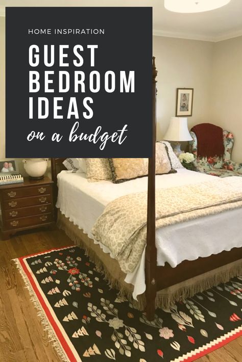 Weekend To-Do: Host Guests!  Guest bedroom ideas on a budget • Our pretty guest room, and how you can get the designer look, too: where to find high-end guest bedroom essentials for less Pretty Guest Rooms, Elegant Guest Room Ideas, Guest Room Ideas On A Budget, Guest Bedroom Essentials, Host Ideas, Guest Room Essentials, Guest Bedroom Ideas, Bedroom Ideas On A Budget, White Coverlet