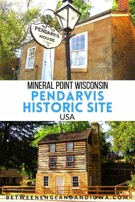 Pendarvis Historic Site in Mineral Point Wisconsin USA | Wisconsin History | Things to do in Wisconsin | Midwest Travel | Cornish Heritage | The Most Cornish Town in the USA Cornish Heritage, Amish Village, Places To Visit In Usa, Things To Do In Wisconsin, American Midwest, Travel Wisconsin, Under Tale, Stone Cottages, Mining Town