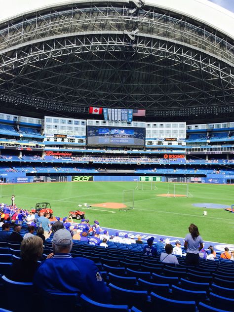 Rogers Center Toronto  Home of the Blue Jays Toronto Blue Jays Logo, Blue Jays Game, Toronto Home, Rogers Centre, Blue Jays Baseball, Baseball Stadium, Football Stadiums, 2025 Vision, Toronto Blue Jays