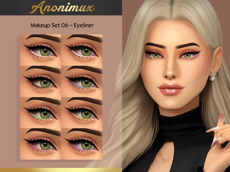 Sims 3 Makeup, Sims 2 Makeup, Mod Makeup, The Sims 4 Cabelos, Sims 4 Cc Eyes, Makeup Cc, The Sims 4 Skin, Makeup Tumblr, The Sims 4 Pc