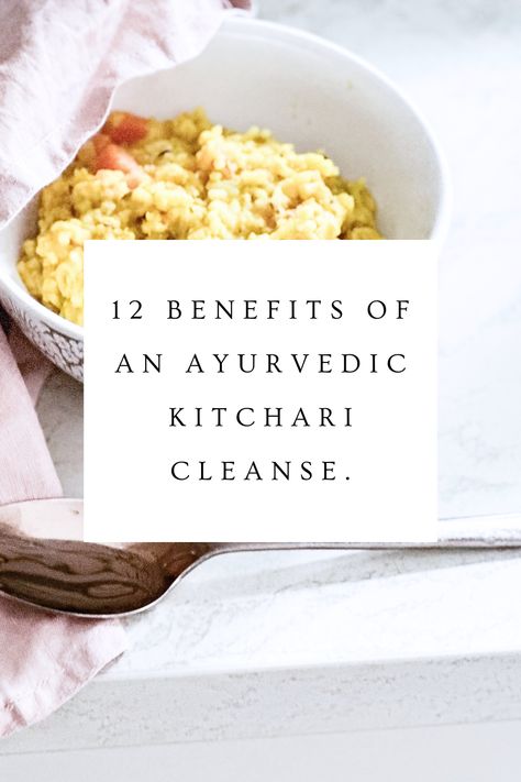 A look at the ancient Ayurvedic method and benefits of incorporating a kitchari cleanse into the diet as a way to detox and reset for spring. Kitchari Benefits, Kitchari Cleanse, Ayurveda Routine, Ayurvedic Cleanse, Ayurveda Vata, Ayurvedic Plants, Ayurveda Recipes, Ayurvedic Diet, Ayurveda Life