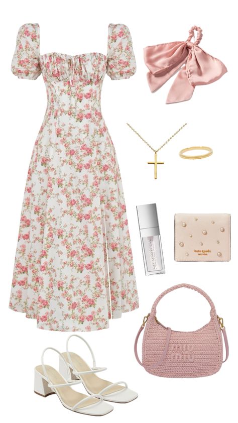 Dainty date outfit Modest Outfits Ideas, Modest Birthday Outfit, Modest Outfits Christian, Modest Outfits Casual, Summer Modest Outfits, Modest Christian Clothing, Modest Outfit Ideas, Summer Outfits 2024, Modesty Outfits