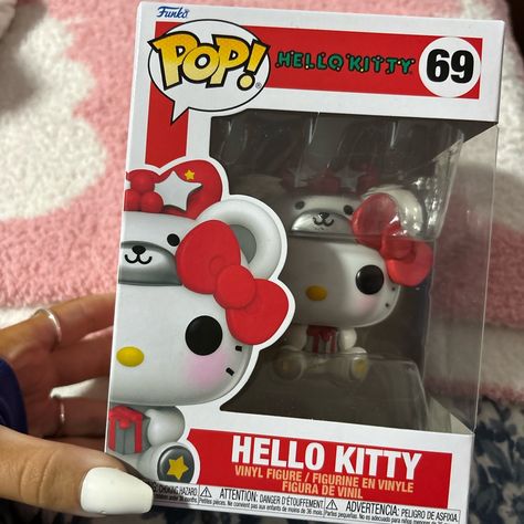 Holiday Hello Kitty Funko Unopened In Box Hello Kitty Funko Pop, Sanrio Products, Hello Kitty Holiday, Room Wishlist, Hello Kitty Blanket, Hello Kitty Car, Hello Kitty Keychain, Funko Pop Toys, Funko Pop Collection