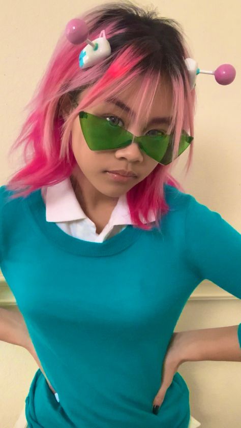 #saikik #saikikusuo #cosplay #kusuosaiki #pinkhair #anime #yareyare #thedisasterouslifeofsaikik #saiki #saikikcosplay #animecosplay Saiki K Halloween Costume, Saiki K Cosplay Female, Saiki K Costume, Saiki Cosplay, Saiki K Cosplay, Cosplay Inspo, Saiki K, Easy Costumes, Cosplay Tips