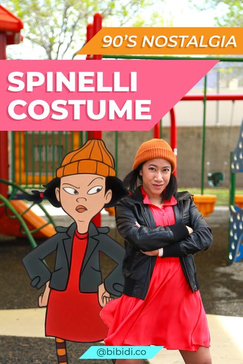 TJ and Spinelli Costume from Recess. Couples costume idea for a fun tribute to the 90's Disney cartoon. #DisneyStyle #Disneybound #DisneyStyle #DisneyCostumes #DisneyCouples #OneSaturdayMorning Tj And Spinelli, Spinelli Costume, 90s Disney Cartoons, Recess Cartoon, Disneybound Couples, Cartoon Nostalgia, One Saturday Morning, Couples Costume, 90s Party