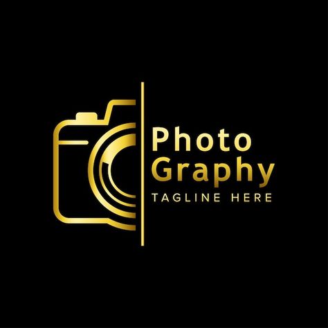 Vector creative photography logo design | Premium Vector #Freepik #vector #camera #photographer #photographer-logo #logo Photography Logo Design Creative, Photography Logo Hd, Creative Photography Logo, Best Photography Logo, Photographers Logo Design, Camera Logos Design, Photographer Design, 3d Camera, Joker Pics