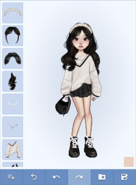 #everskies hair combo by avixgail 🌟 Everskies Hair Combos, Everskies Hair, Hair Combos, Ghost Face, Ghost Faces, Ghost, Hair