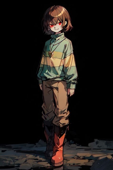 Chara Chara Fanart Undertale, Frisk And Chara Fanart, Chara Undertale Fanart, Shiftfell Chara, Undertale Animation, Chara Fanart, Chara Dreemurr, Undertale Chara, Ut Art