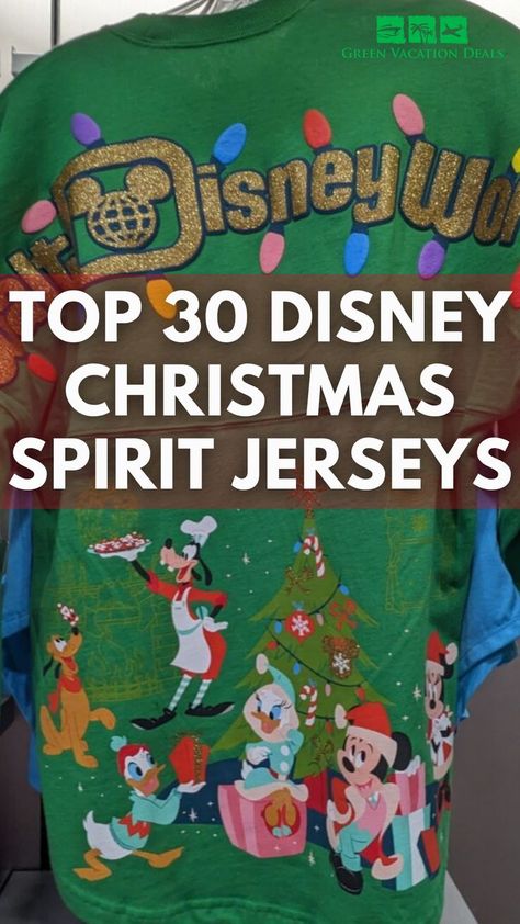 Top 30 Disney Christmas Spirit Jerseys for Winter Outfits Disney Spirit Jersey Outfit, Spirit Jersey Outfit, Disney World Christmas Outfit, Disney Christmas Outfits, Christmas Vacation Destinations, Disney Spirit Jersey, Disney Winter, Christmas Travel Destinations, Disney Christmas Shirts