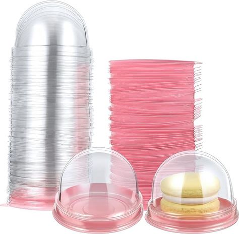 Amazon.com: 50 Pcs Clear Plastic Mini Cupcake Container, Mini Cupcake Box Muffin Dome Muffin Single Container Box for Wedding Birthday Cheese Pastry Dessert Cake (Pink) : Home & Kitchen Charcuterie Display, Cupcake Carrier, Cupcake Container, Cheese Pastry, Baking Packaging, Fruit Packaging, Mini Cupcake, Cake Packaging, Party Box