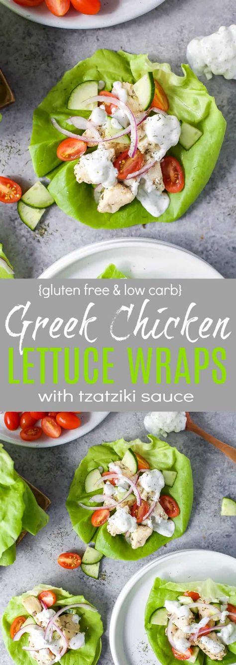 Mediterranean Chicken Lettuce Wraps, Mediterranean Lettuce Wraps, Easy Healthy 30 Minute Meals, Chicken Low Carb, 30 Minute Meals Healthy, Lettuce Wrap Recipes, Low Carb Snack, Healthy Food Facts, Chicken Lettuce Wraps