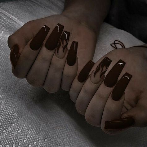 Brown Nails Gel, Earth Nails, Alex Martin, Nails Brown, Small Nails, Nails Gel Nails, Spring Acrylic Nails, Happy Nails, Simple Gel Nails