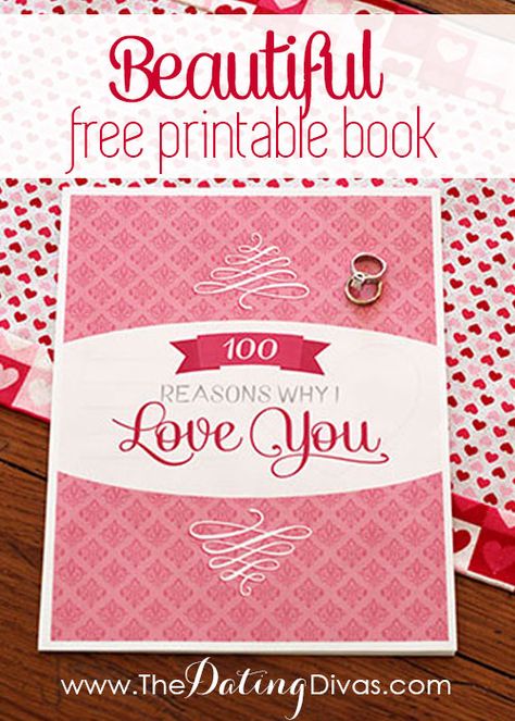 Gorgeous book to print and personalize. This will be great for our anniversary or maybe even his birthday. 100 Reasons Why I Love You, Romantic Christmas Gifts, Anniversary Boyfriend, Reasons Why I Love You, Book Diy, The Dating Divas, Romantic Christmas, Dating Divas, Why I Love You