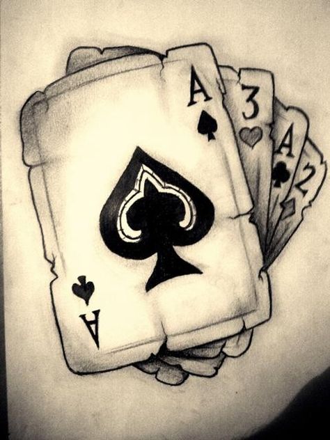 Aces And Eights, Tattoo Ideas, Playing Cards, Deviantart