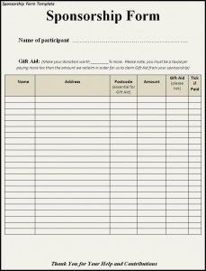 Sponsorship Form Template Sponsorship Form Template, Invoice Format In Excel, Donation Form, Fundraising Activities, Nonprofit Marketing, Nonprofit Fundraising, Word Templates, Free Word, Charity Fundraising