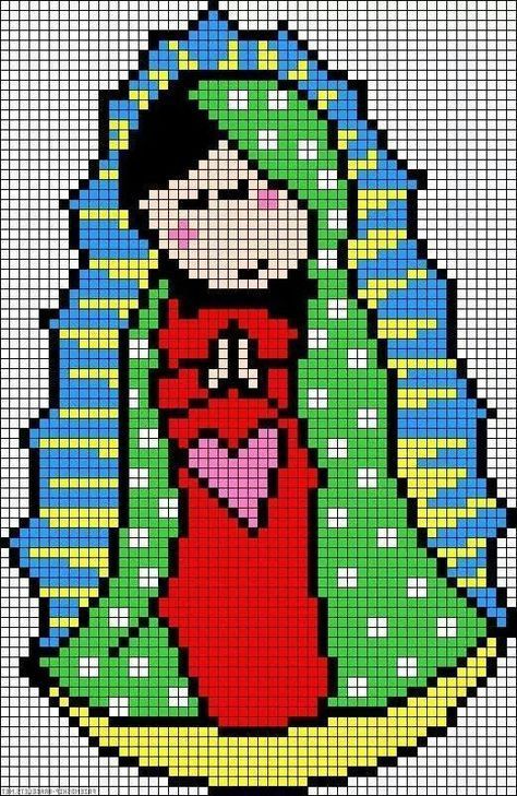 Mis Puntadas Preferidas DEE Christian Cross Stitch, Pola Kristik, Crochet Cross, Perler Beads Designs, Cross Stitch Patterns Free, Alpha Patterns, Stitching Art, Cross Stitch Flowers, Cross Stitch Charts