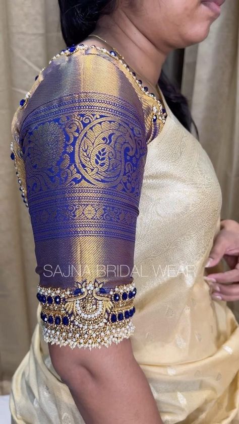 Sajna Bridal Wear Designer | Client fittings - Blouses from @sajna_bridal_wear_designer For customisation- What’s app or call us at +91- 9094871467 / 90253 67659 for… | Instagram Blouse Hands Design, Latest Bridal Blouse Designs, Latest Blouse Designs Pattern, Pattu Saree Blouse Designs, New Saree Blouse Designs, Latest Model Blouse Designs, Traditional Blouse Designs, Fashionable Saree Blouse Designs, Cutwork Blouse Designs