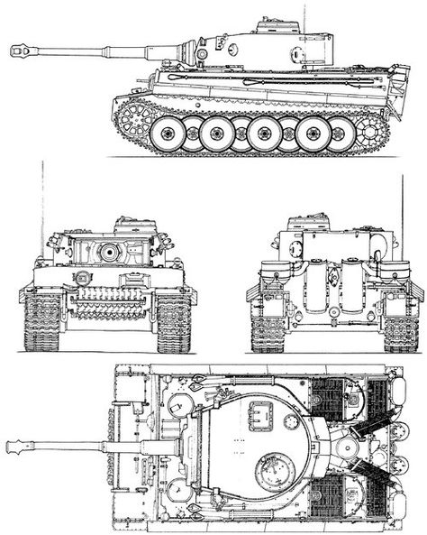 Tank Blueprint, Tank Drawing, Army History, Wwii Fighter Planes, Wwii Fighters, Automobile Engineering, Tiger Tank, German History, T 34