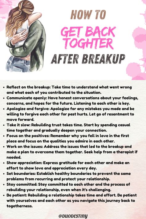 "Discover the path to rebuilding your relationship stronger than ever after a breakup. 💔❤️ #GetBackTogether #RelationshipAdvice #RekindleLove #SecondChances #Healing #Communication #LoveWins" Rebuilding A Relationship Quotes, Breakup After Long Relationship, How To Get Back Together After A Breakup, Rekindling Love, Rekindle Love, Breakup Advice, After A Breakup, Rebuilding Trust, Long Relationship