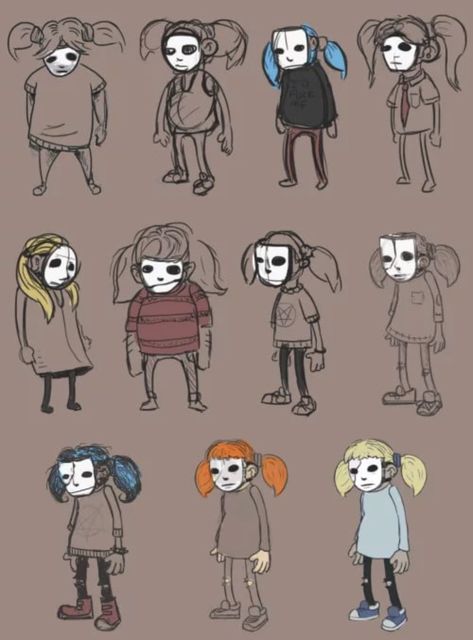 Sally Man, Concept Sketches, Little Misfortune, Sally Face Game, Cry Of Fear, Larry Johnson, Sally Face, Face Sketch, Silly Faces