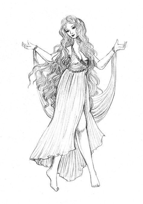 Aphrodite Aphrodite Goddess Drawing, Athena Goddess Drawing, Greek God Drawings, Greek Goddesses Drawing, Aphrodite Drawing, Goddess Drawing, God Drawings, Aphrodite Goddess Of Love, Greek Drawing