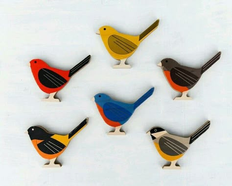 Wood Birds, Wooden Birds, Wood Projects For Kids, Modern Birds, Wood Christmas Tree, Wood Carving Designs, Wood Bird, Ceramic Birds, Wooden Bird