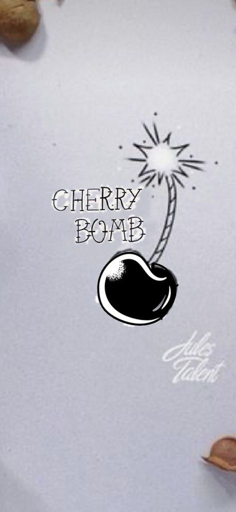 Cherry Bomb Tattoo, Bomb Tattoo, The Runaways, Cherry Bomb, Tatting, Body Art, Tattoo Ideas, Cherry, Paintings