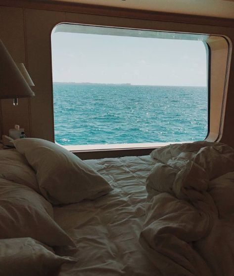 european summer beach aesthetic vibes luxury boat ocean view cozy sea mediterranean greece lifestyle Window View, Through The Window, Travel Inspo, Pretty Places, The Window, Cruise Ship, Airplane View, Places To See, The Ocean