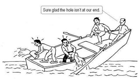 We sink or swim together... Share the love... Boat Sinking, Professional Learning Communities, Staff Development, Personal Responsibility, Social Injustice, Professional Learning, Change Management, Environmental Issues, Sociology