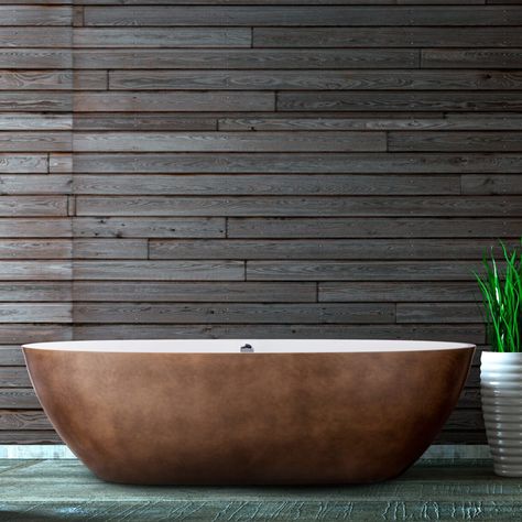 Add a little luxury to every day with the Stone bathtub. Product: STONE1 BATHTUB – PS AQM ST1 BRON by Aquadesign Visit www.pscbath.com for more new products or contact info@pscbath.com for information. #bathtub bath Luxury Bathtubs, Brass Bathtub, Freestanding Bathtubs, Luxury Bathtub, Stone Bathtub, Bathtub Design, Bathtubs, Bath Tub, Free Standing Bath