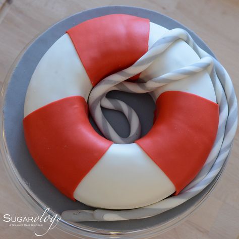 Lifebuoy Cake Baywatch Birthday Party, Lifeguard Cake, Boys Cake, Beach Bash, Ring Cake, Baywatch, Cakes For Boys, Themed Cakes, Bday Party