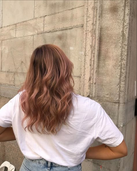 Dark Rose Blonde Hair, Mauve Blonde Hair, Muted Pink Hair, Subtle Pink Hair, Becka Mack, Rose Blonde Hair, Dusty Rose Hair, Dusty Pink Hair, Wash Out Hair Color