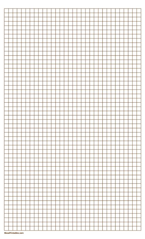 Printable 1/4 Inch Brown Graph Paper for Legal Paper. Free download at https://museprintables.com/download/paper/1-4-inch-brown-graph-paper-legal/ Kertas Graf, Graf Paper, Free Printable Graph Paper, Graph Paper Template, Grid Paper Printable, Graphing Paper, Printable Graph Paper, Pretty Writing, Student Planner Printable