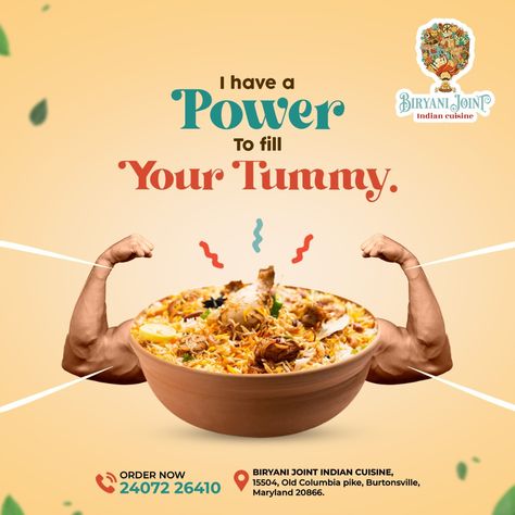 Claypot full of lazzat. 
Biryani Joint Creative Ads
 #biryani #Biryanifoods #biryaniads #biryanipost #socialmediabiryanipost #socialmediaads #creativeads #creativebiryaniads #shivgraphicdesigner Veg Food Creative Ads, Biryani Creative Post, Indian Food Creative Ads, Biryani Creative Ads, Restaurant Creative Ads, Blogger Website, Indian Illustration, Halal Food, Mango Chutney