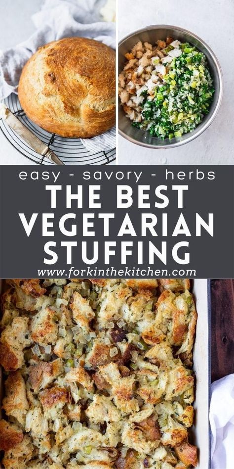 Vegetarian Bread Stuffing, Easy Vegan Stuffing, Meatless Stuffing Thanksgiving, Vegetarian Stuffing Casserole, Vegetarian Dressing Thanksgiving, Stuffing Recipes Vegetarian, Vegetarian Stuffing Recipes, Vegetarian Stuffing Thanksgiving, Meatless Stuffing