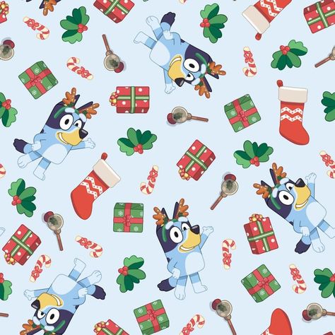 Disney Australian Dog, Tula Pink Fabric, Christmas Wallpaper Backgrounds, Dog Cartoon, Cartoon Christmas, Fun Toys, Disney Junior, Quilt Kits, Christmas Fabric