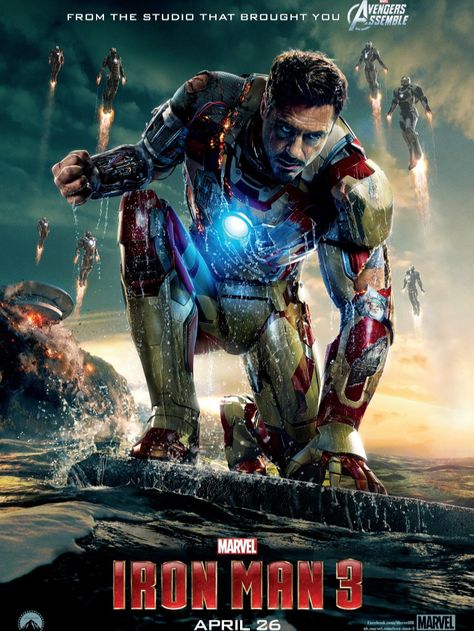 Iron Man is Ready to Attack You.. Iron Man 3 Poster, 27 Wallpaper, Net Wallpaper, New Iron Man, Guy Pearce, Robert Downey Jr., Film Marvel, Septième Art, Iron Man 3