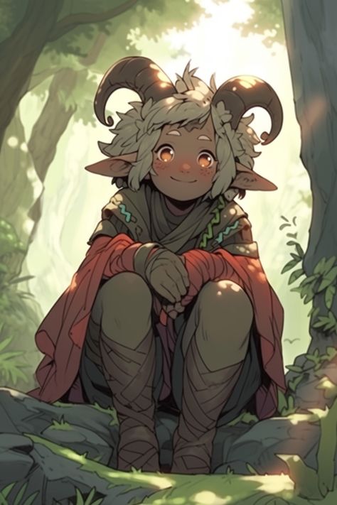 Forest Tiefling, Satyr Character Design, Roleplay Characters, Dungeons And Dragons Characters, Dungeons And Dragons Homebrew, Character Design References, Dnd Characters, Character Portraits, Art Plastique