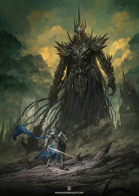 ArtStation - Morgoth vs Fingolfin Mairon Sauron, Melkor Morgoth, Lord Of The Rings Art, Fantasy Adventurer, Alchemy Art, Middle Earth Art, Trippy Visuals, Tolkien Art, Lotr Art