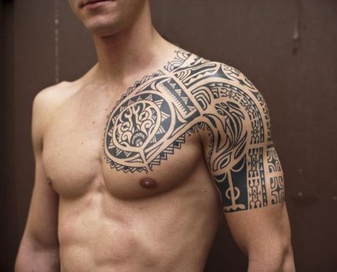 16 sleeve tattoo for men quarter designs ideas Direction Tattoo, 27 Tattoo, Quarter Sleeve Tattoos, Polynesian Tattoos, Marquesan Tattoos, Samoan Tattoo, Shoulder Tattoos, Cool Tattoos For Guys, Tattoo Girls