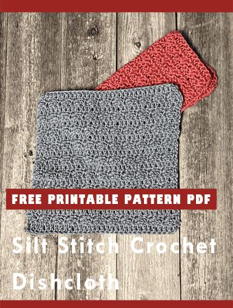 How to Make the Silt Stitch Crochet Pattern Quick Easy Washcloth Super Chunky Crochet Blanket, Stitch Crochet Pattern, Chunky Crochet Blanket Pattern, Different Crochet Stitches, Chunky Crochet Blanket, Dishcloth Crochet Pattern, Free Pdf Pattern, Dishcloth Pattern, All Free Crochet