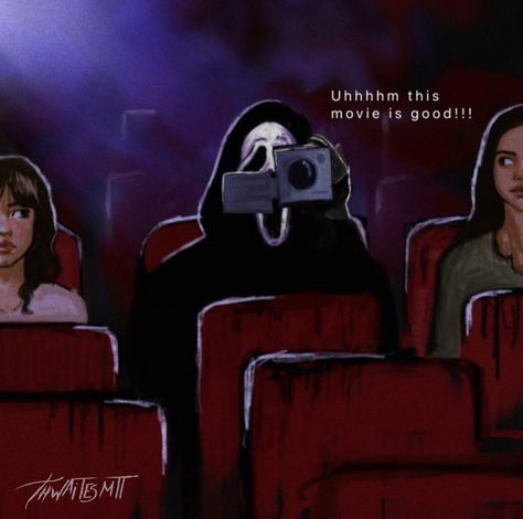 Ghostface Fanart, Scream Vi, Scream Franchise, Horror Movies Funny, Ghostface Scream, Horror Villains, Scream Movie, Funny Horror, Canine Art