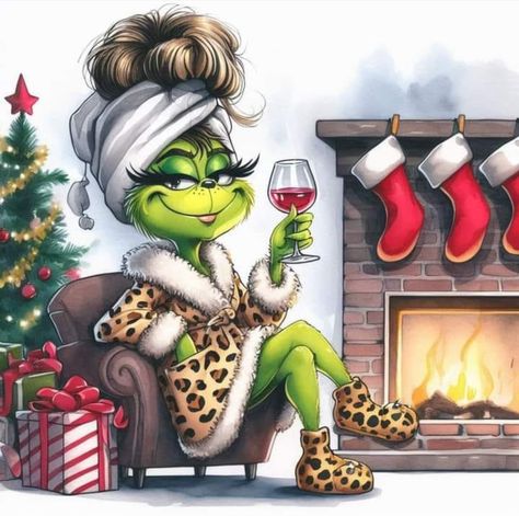 Mrs Grinch, The Grinch Pictures, Baby Grinch, Cartoon Character Tattoos, Design Invitation, I Love Love, Grinch Stole Christmas, Grinch Christmas, The Grinch