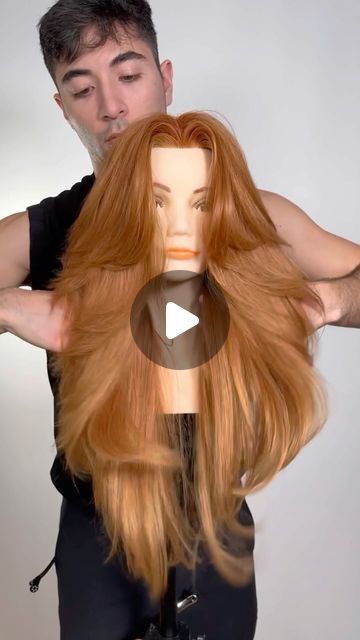 How To Layers For Long Hair, Lazer Cut Haircut, 3 Long Layers Haircut, Butterfly Haircut With Long Hair, Ponytail Layers Haircut, Butterfly Long Layers, Long Layer Tutorial, Diy Feathered Haircut, Butterfly Haircut Long Hair Video