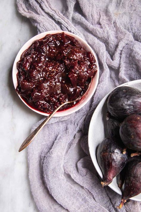 An Easy Homemade Fresh Fig Chutney Recipe - California Grown Fig Chutney Recipe, Blackberry Chutney, Fig Chutney, Lady Marmalade, Vegetarian Sandwich, Chutney Recipe, Dried Figs, Family Feast, Fresh Figs