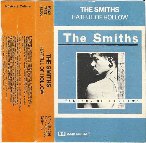 'Hatful of Hollow' Brazilian Cassette Sleeve Card ! Hatful Of Hollow, The Smiths Morrissey, The Smiths, Out Of My Mind, Morrissey, Will Smith, Cd, Book Cover, Design